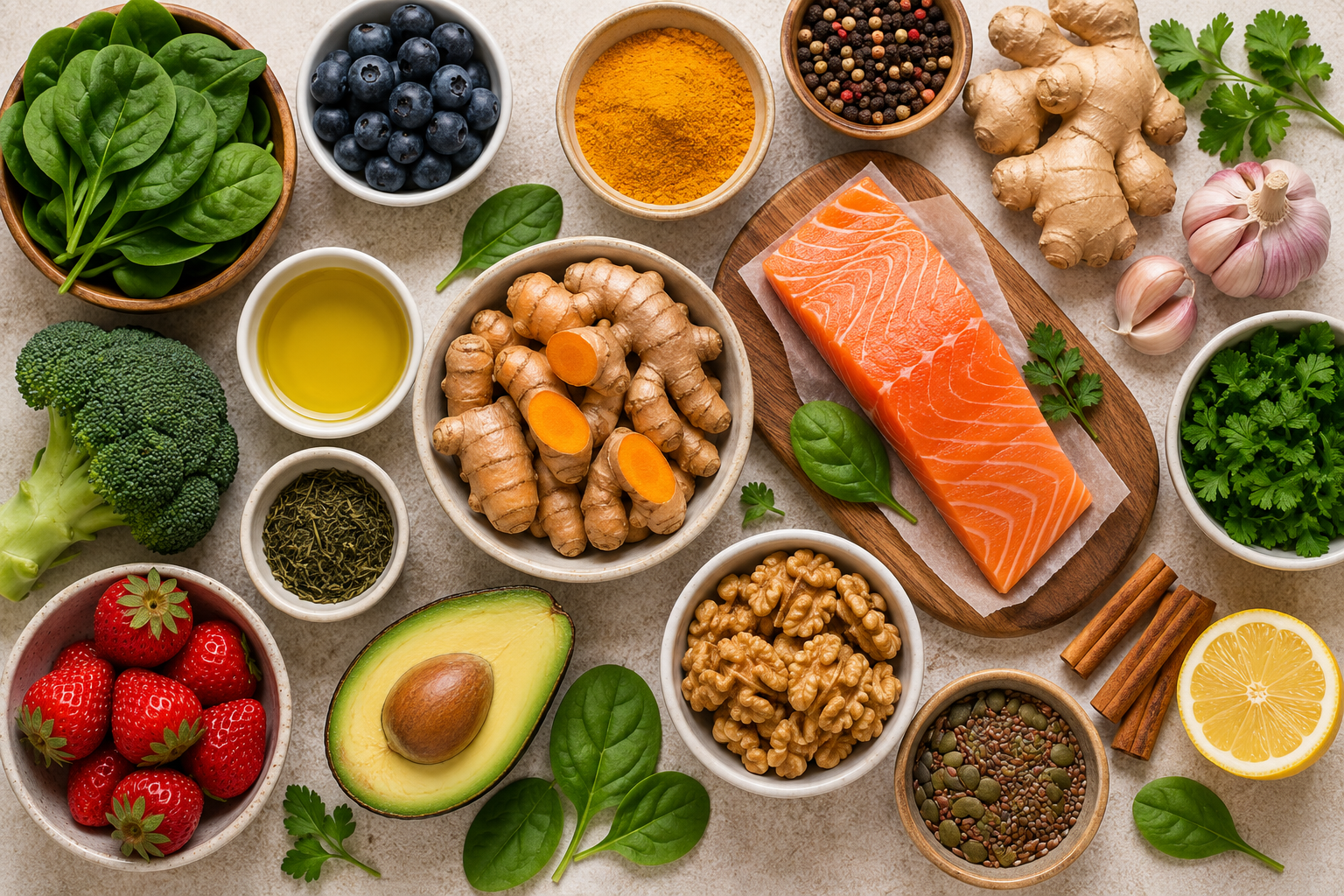 The Top Natural Anti-Inflammatory Herbs, Spices & Foods