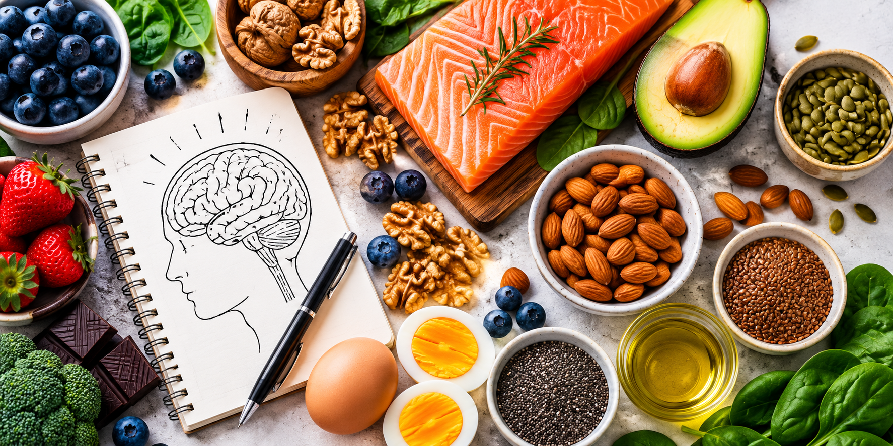 Important Nutrients For Helping With Memory & Brain Function