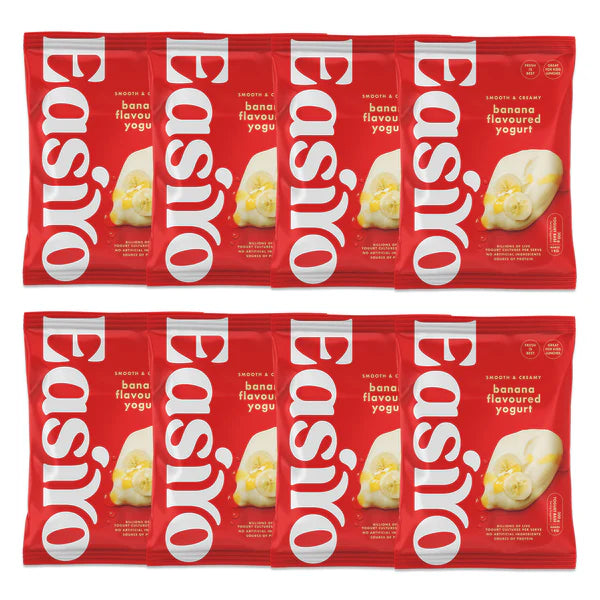 EasiYo Everyday Range Banana Yogurt Base 8 Pack