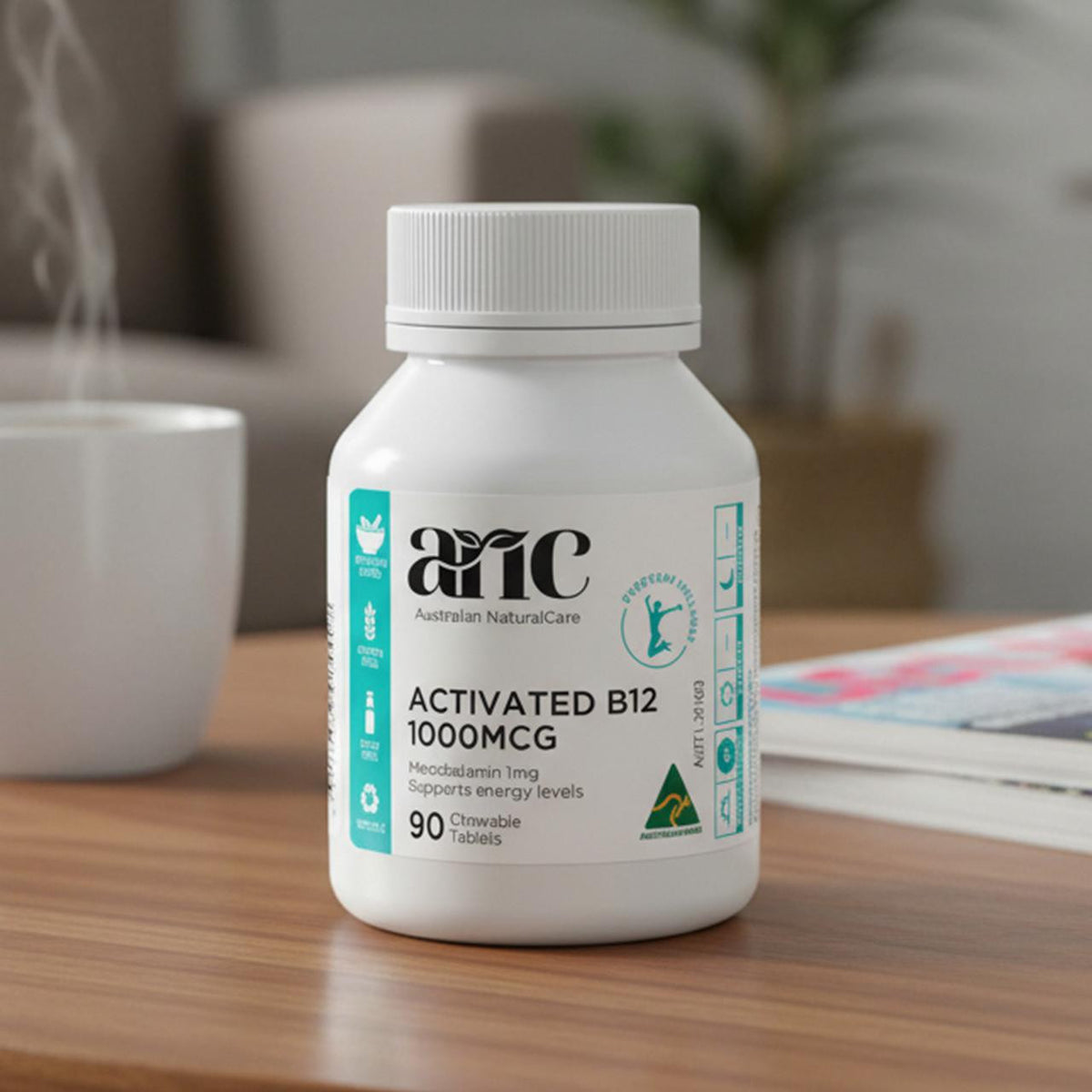 Australian NaturalCare Activated B12 1000mcg 90 tabs 