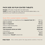 Australian NaturalCare Bio Calcium + Vitamin D3 & K2 60 tabs 