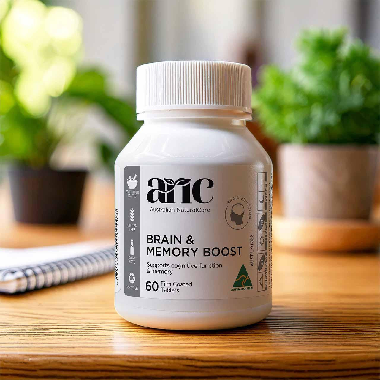Australian NaturalCare Brain and Memory Boost 60 tabs 