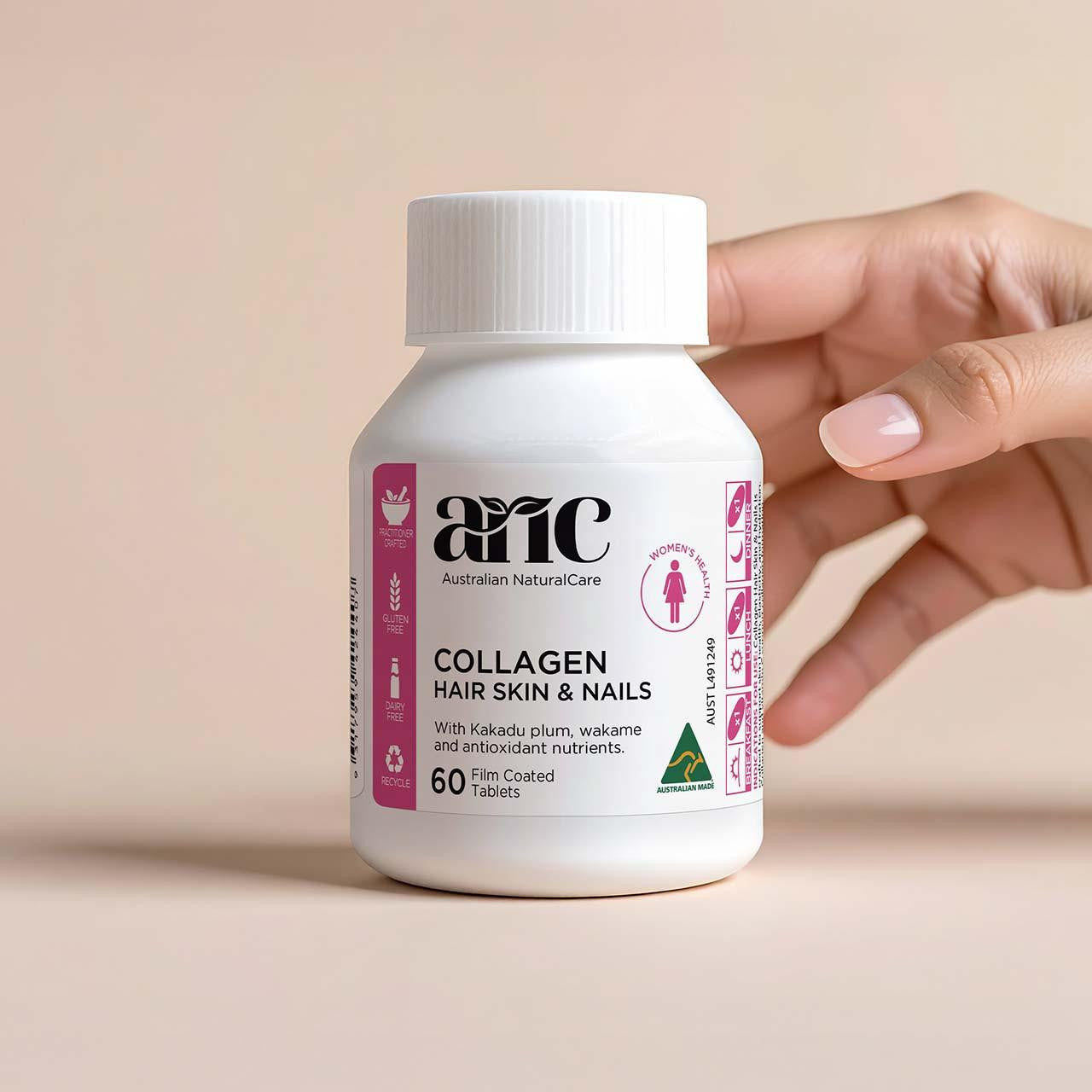 Australian NaturalCare Collagen Hair Skin & Nails 60 tabs 