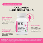 Australian NaturalCare Collagen Hair Skin & Nails 60 tabs 
