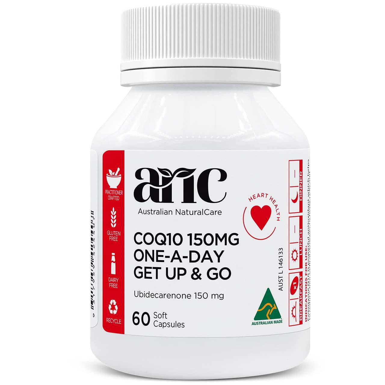 Australian NaturalCare CoQ10 150mg One-A-Day 60 caps 