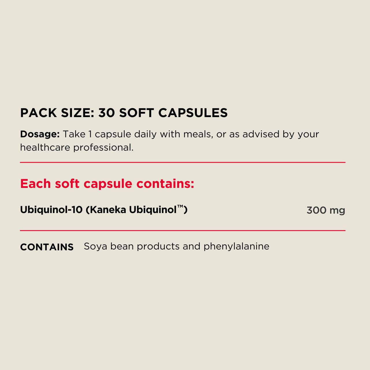 Australian NaturalCare CoQ10 300MG Ubiquinol 30 caps 