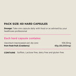 Australian NaturalCare Cranberry Ultra 65,000mg 60 caps 