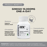 Australian NaturalCare Ginkgo 10,000mg One-A-Day 60 tabs 