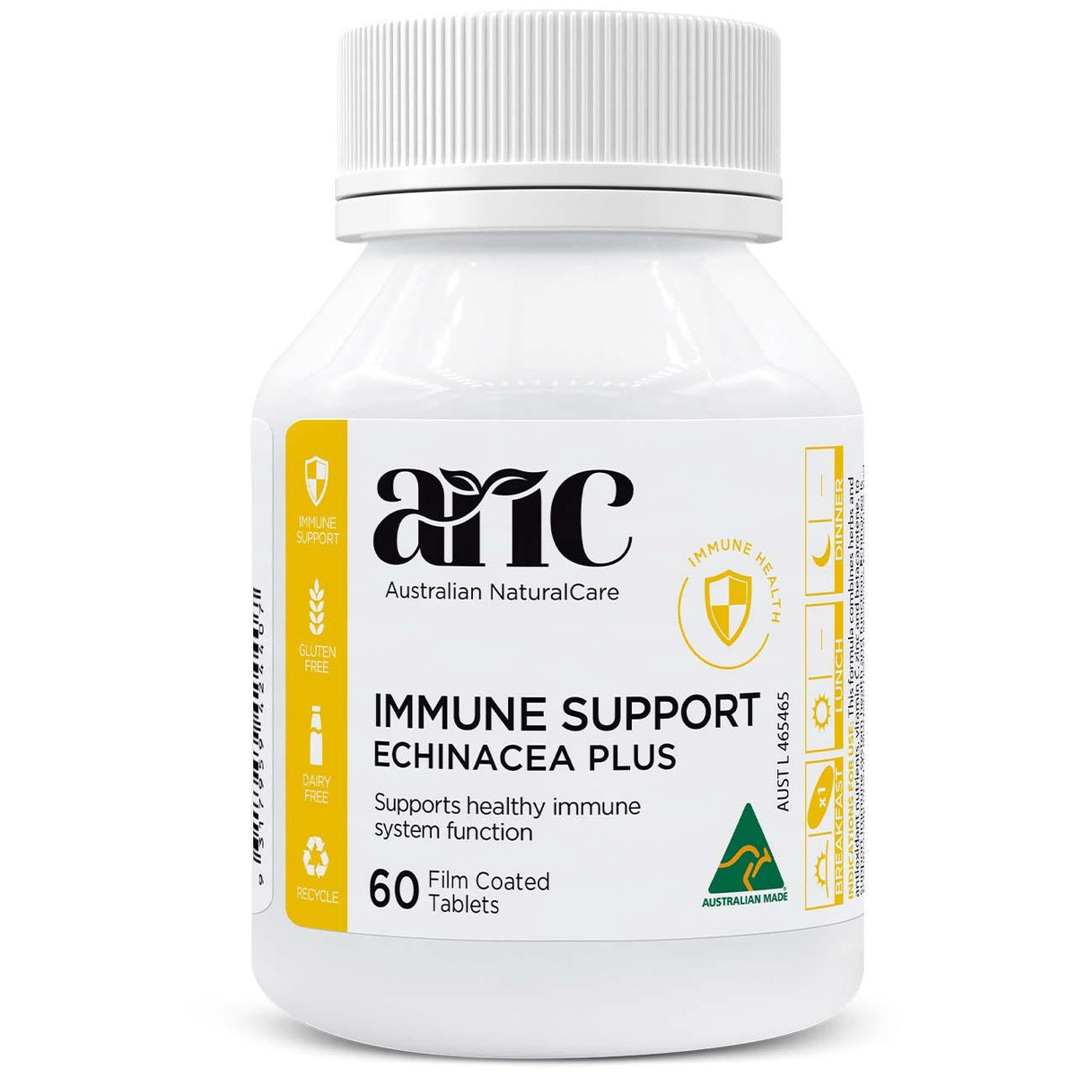 Australian NaturalCare Immune Support Echinacea Plus 60 tabs 