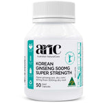 Australian NaturalCare Korean Ginseng 500mg Super Strength 50 caps 