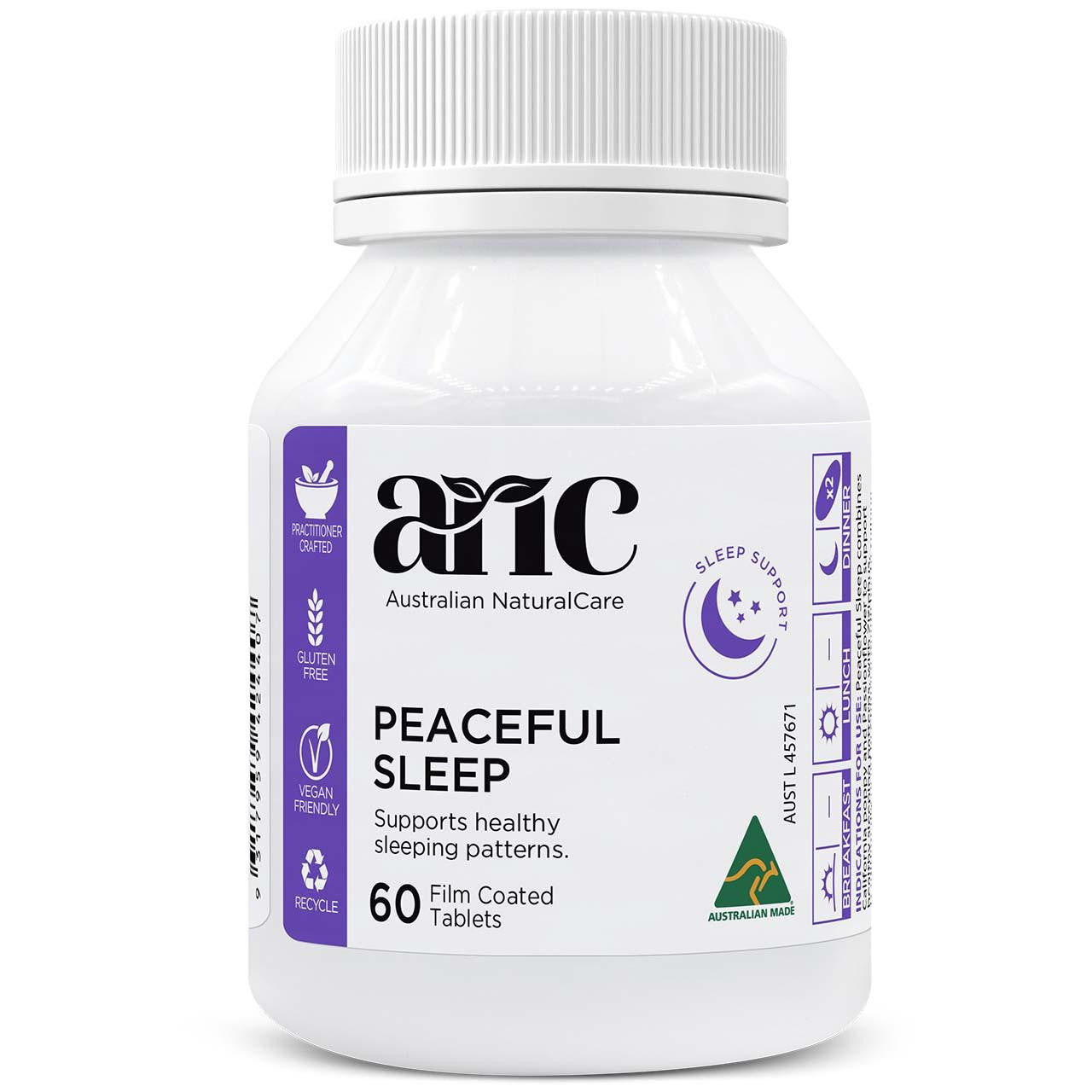 Australian NaturalCare Peaceful Sleep 60 tabs 