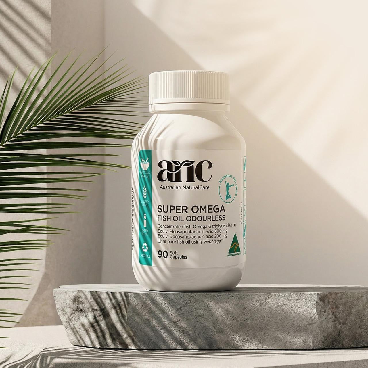 Australian NaturalCare Super Omega Fish Oil Odourless 90 caps 