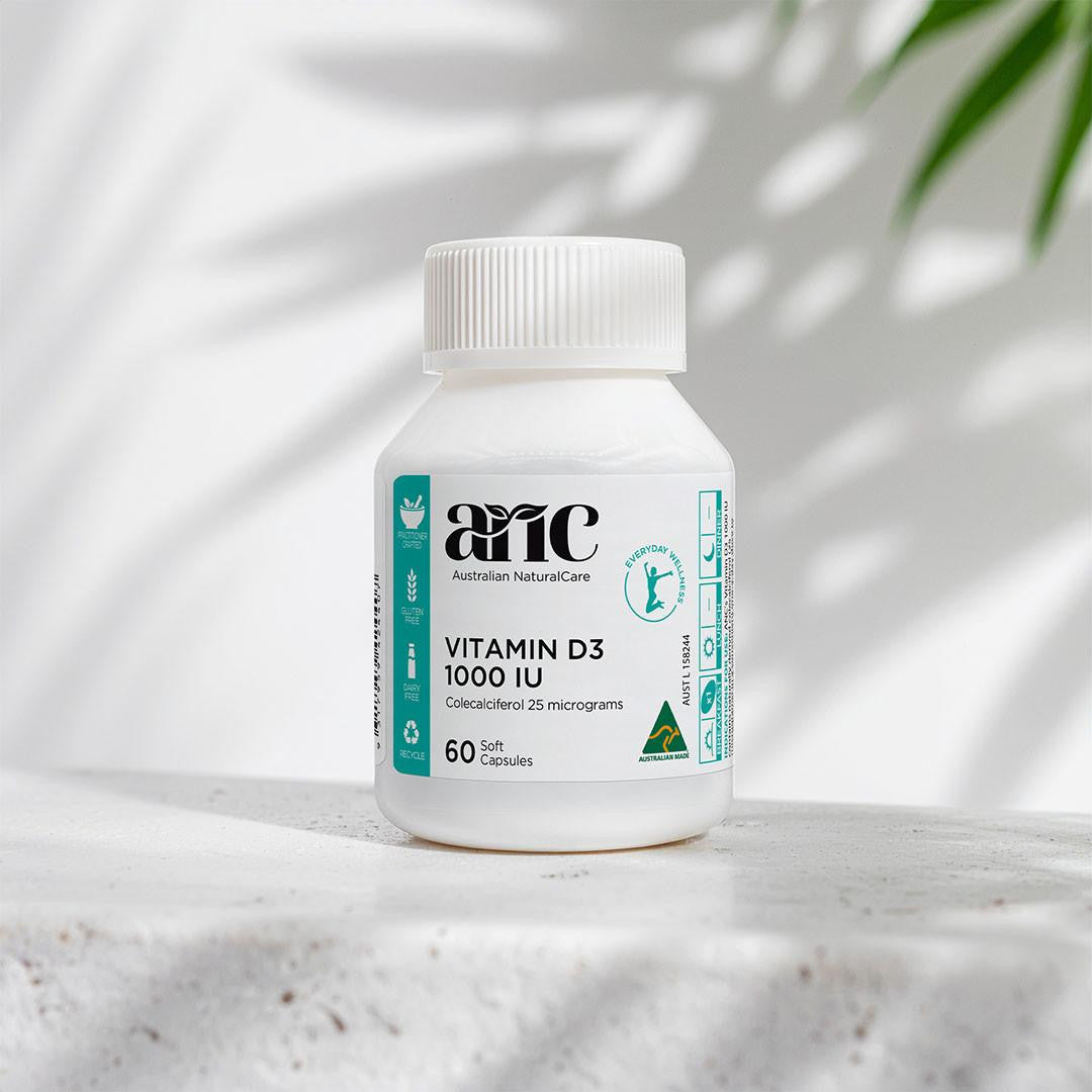 Australian NaturalCare Vitamin D3 1000IU 60 caps 