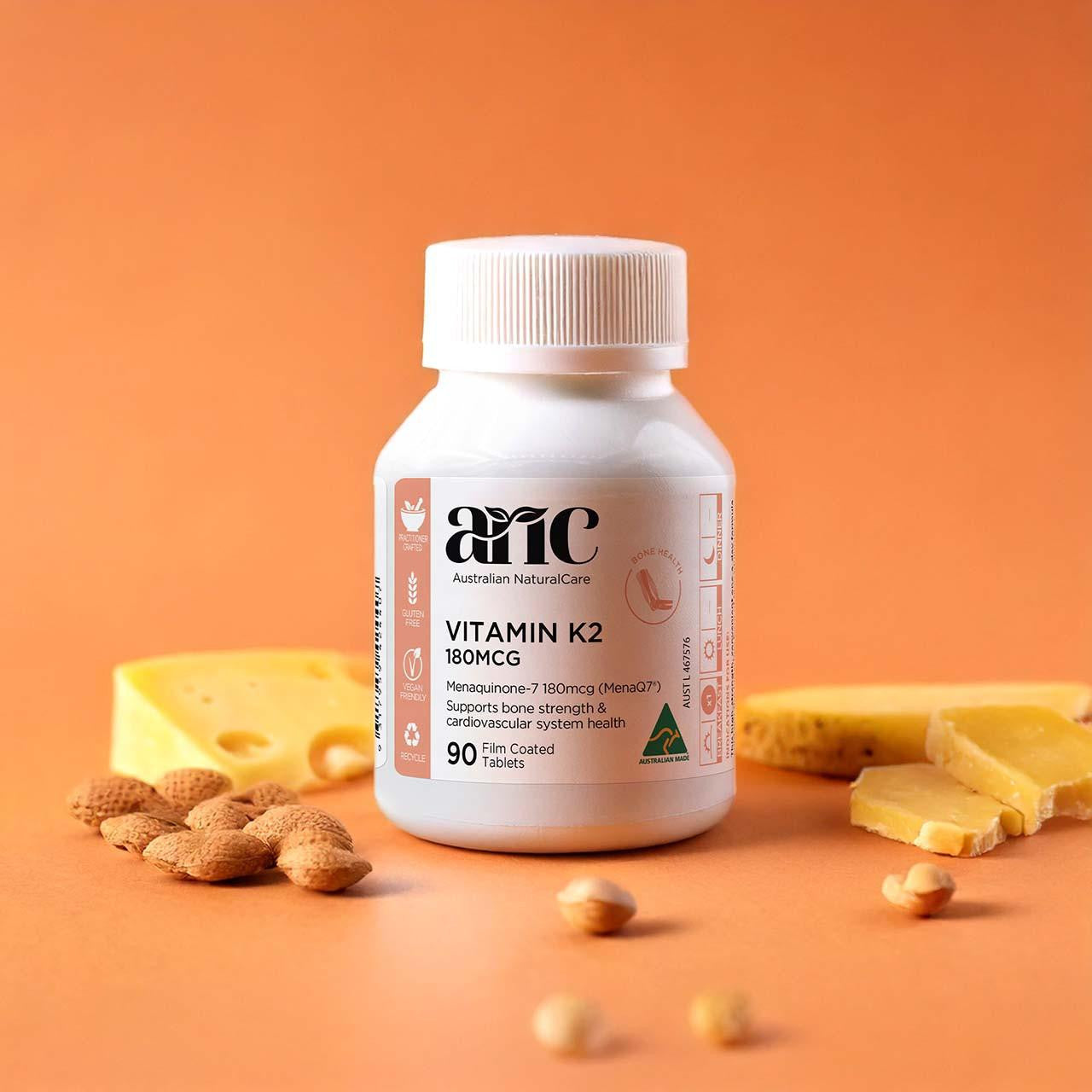 Australian NaturalCare Vitamin K2 180mcg 90 tabs 