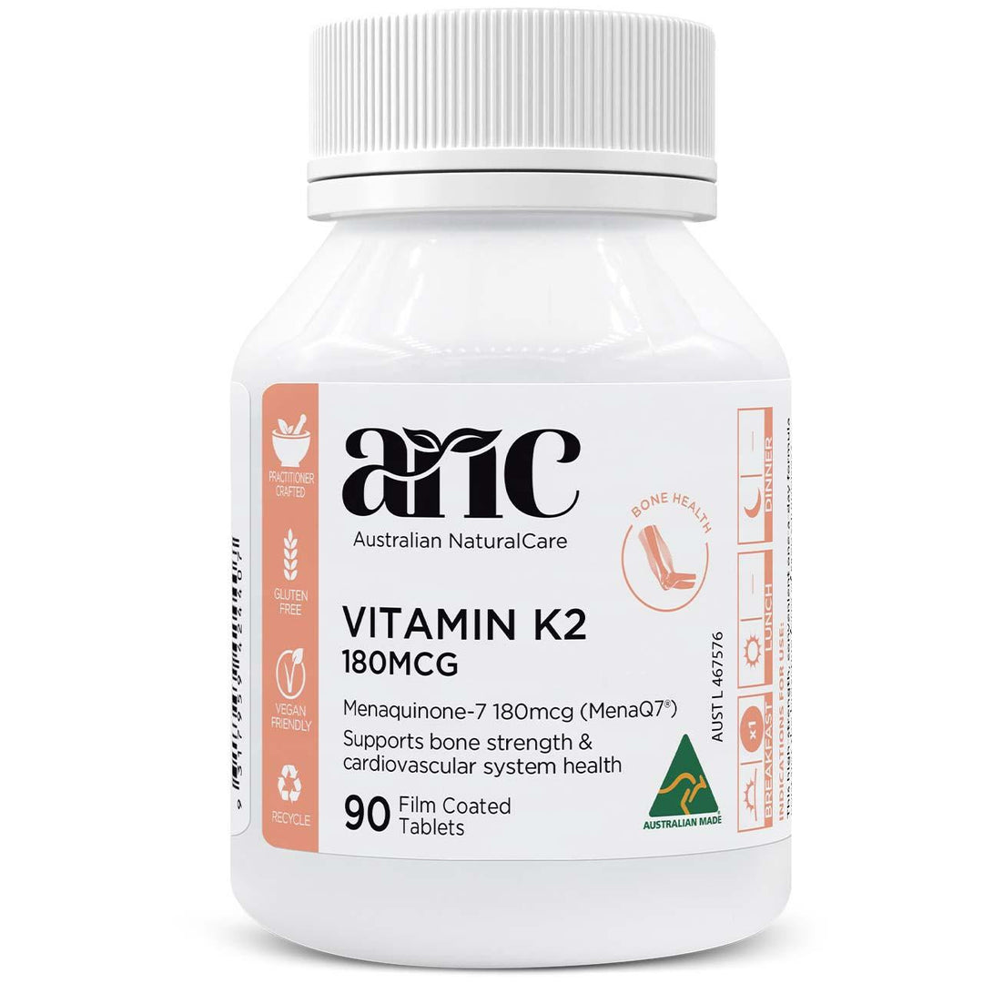 Australian NaturalCare Vitamin K2 180mcg 90 tabs 