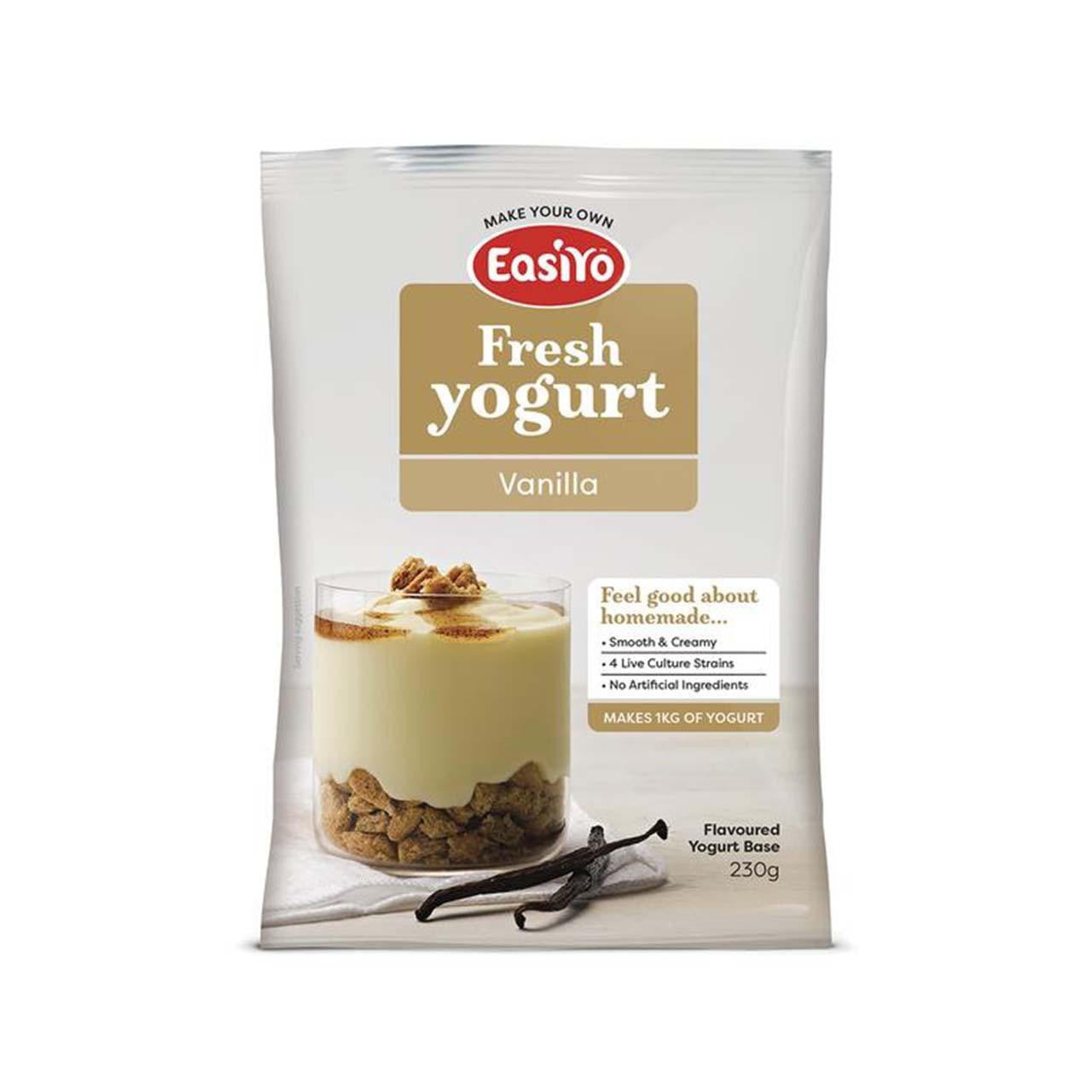 EasiYo Everyday Range Vanilla Yogurt Base 8 Pack