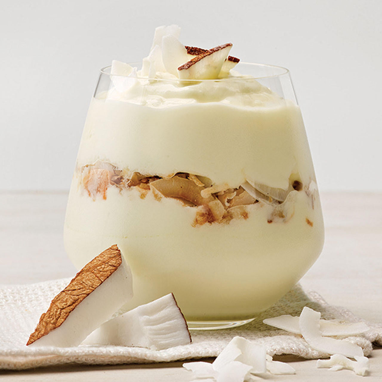 EasiYo Greek-Style Coconut Yogurt Base With Coconut Bits 8 Pack